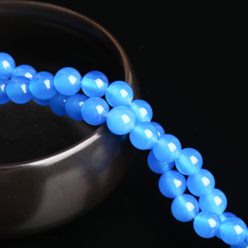 Crystal Jewelry 7A prirodne agatne perle, okrugle perle, DIY poluproizvodi za narukvicu