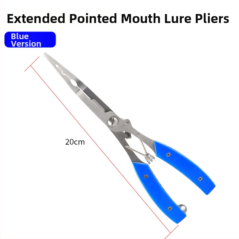 Huansheng неръждаеми стоманени клещи за риболов с извита челюст за отстраняване на кука