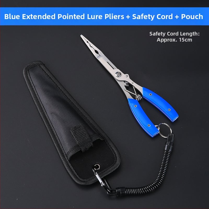 Huansheng неръждаеми стоманени клещи за риболов с извита челюст за отстраняване на кука