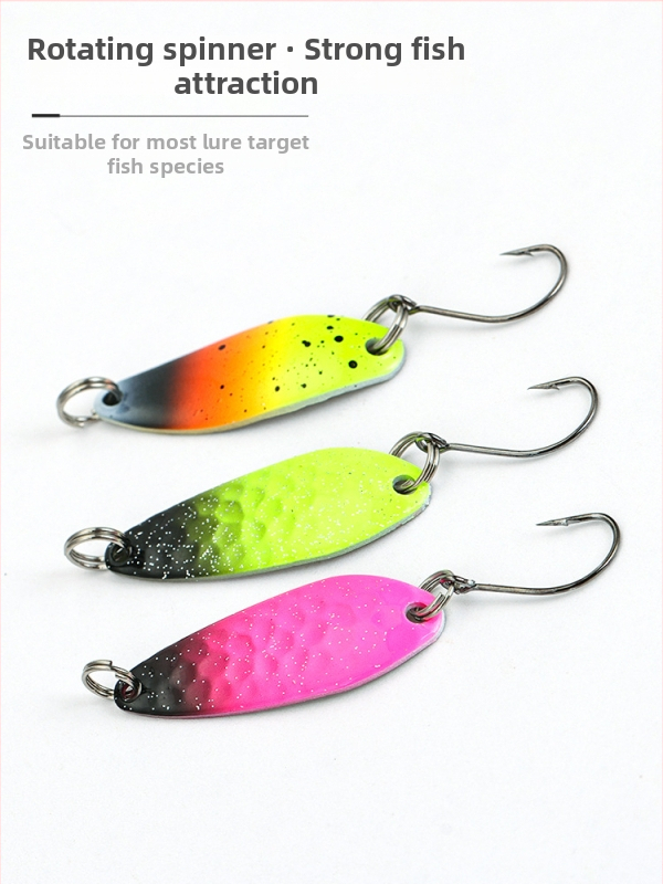 Shark 43-части комплект метални спинър-лъжици за сладководен риболов, конструкция от цинков сплав