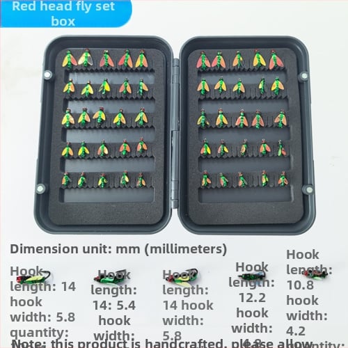 Burning Eagle бионична примамка за риболов с мухи – комплект фалшиви примамки: имитации на пеперуди и комари, смесен набор куки в кутия
