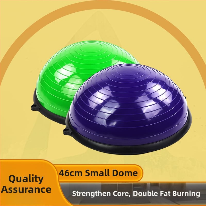 Minge de echilibru pentru yoga cu semisferă — GYMBOPRO PVC, echipament de fitness