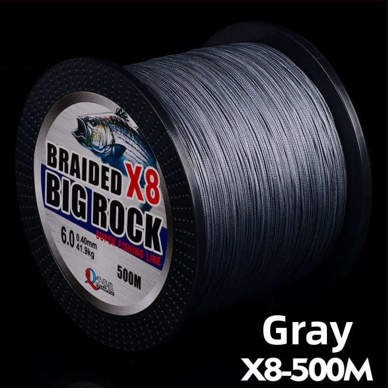 Yaoxin PE плетена риболовна линия, сила 6, 6 броя в опаковка, основна линия
