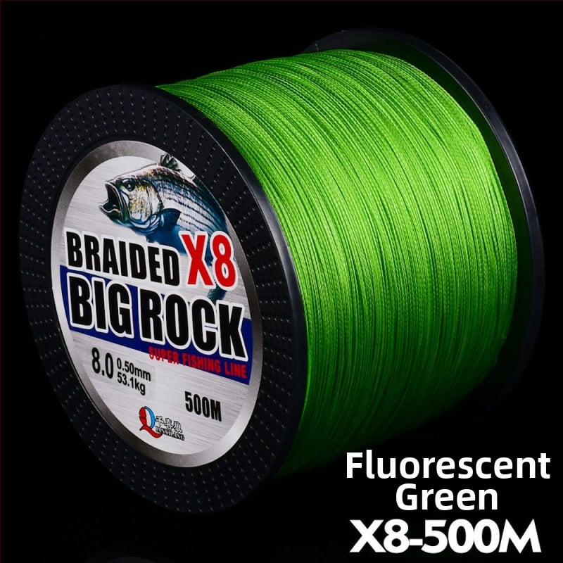 Yaoxin PE плетена риболовна линия, сила 6, 6 броя в опаковка, основна линия