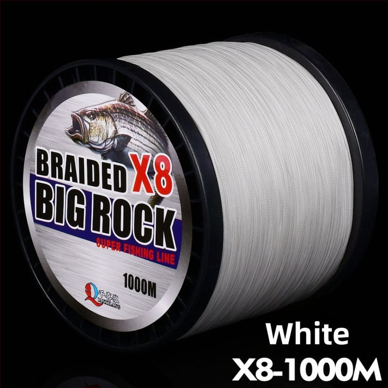 Yaoxin PE плетена риболовна линия, сила 6, 6 броя в опаковка, основна линия