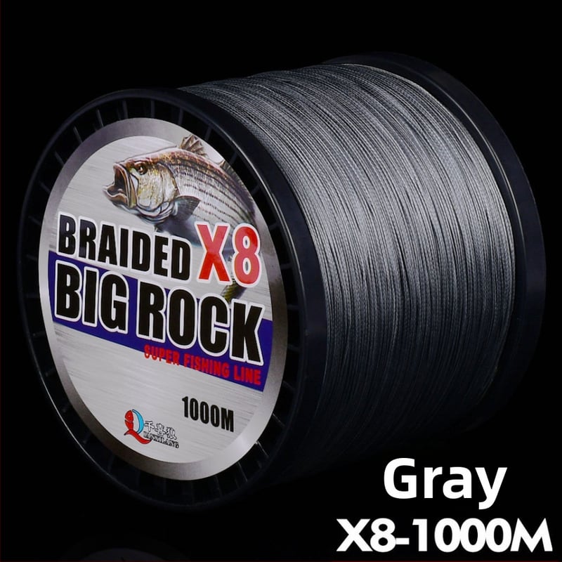 Yaoxin PE плетена риболовна линия, сила 6, 6 броя в опаковка, основна линия