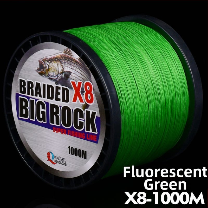 Yaoxin PE плетена риболовна линия, сила 6, 6 броя в опаковка, основна линия