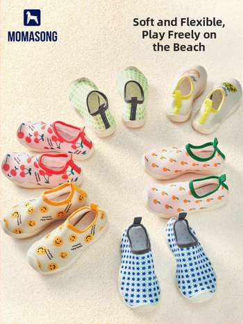 Pantofi pentru copii pentru drumeții la râu - talpă moale, talpă joasă, partea superioară din Lycra, talpă din cauciuc antiderapant, talpă TPR