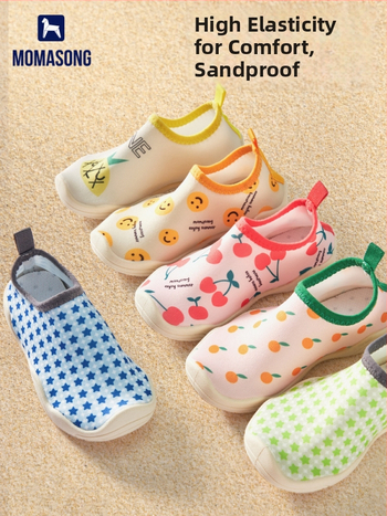 Pantofi pentru copii pentru drumeții la râu - talpă moale, talpă joasă, partea superioară din Lycra, talpă din cauciuc antiderapant, talpă TPR