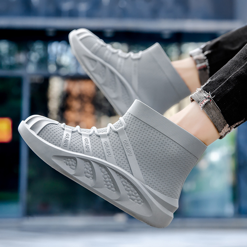 PVC ūdensnecaurlaidīgas lietus zābaki, vidēja augstuma, pretnoplīsināšanas zole, silta odere, EVA iekšējā zole