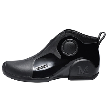 Vīriešu zemie lietus zābaki, ūdensnecaurlaidīga plastmasas augšdaļa, pretslīdēšanas zole, sietaina iekšpuse, apaļa pirksta forma