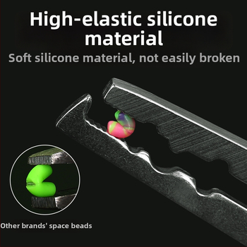 Antelope silikona spacer pērles — vairumtirdzniecība, termināla stiprinājums, pret savērpšanos