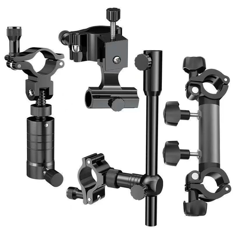 Универсален държател за пръчки за риболовен стол от алуминиев сплав — двойна и единична поставка, удебелен рафт за пръчки