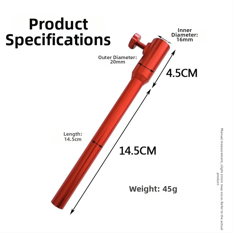 Универсален държател за пръчки за риболовен стол от алуминиев сплав — двойна и единична поставка, удебелен рафт за пръчки
