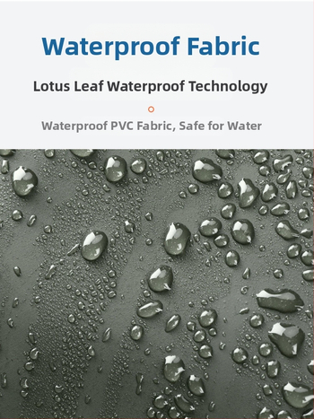 PVC makšķerēšanas apģērbs: pilnīgi ūdensnecaurlaidīgas bikses un lietus jaka, 2 kabatas, bez glābšanas vestes