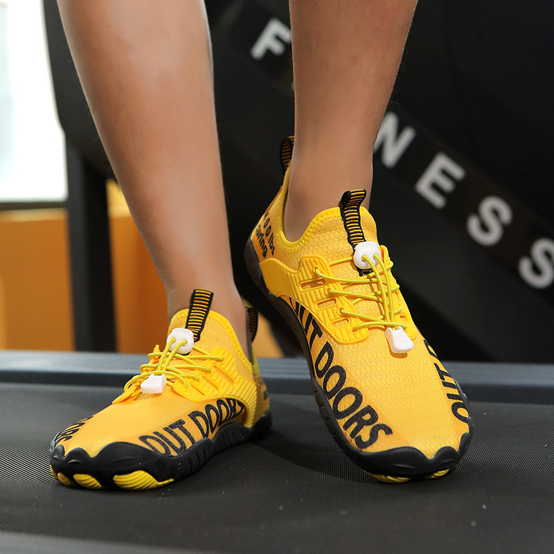 Pantofi pentru traversarea râului, parte superioară din plasă respirabilă, talpă din cauciuc antiderapant, rezistenți la uzură, talpă intermediară din cauciuc