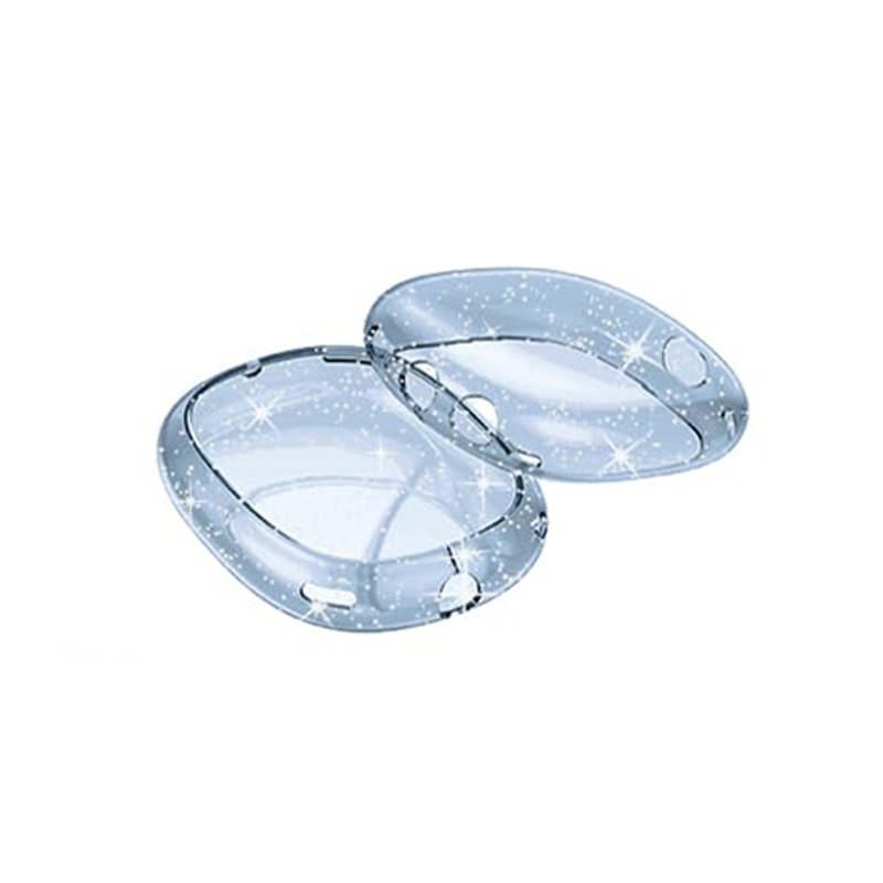 AirPods Max kaitsekott silikoonist ja TPU-st, poolläbipaistev, universaalne, süstvormimine, kohandatav