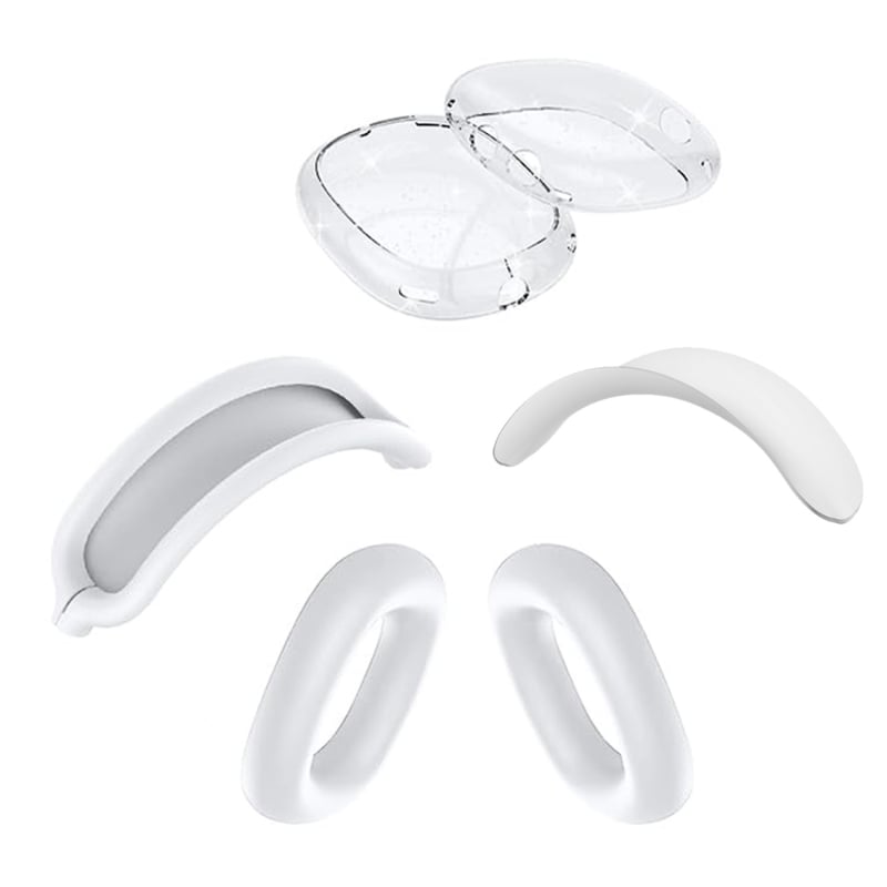 AirPods Max kaitsekott silikoonist ja TPU-st, poolläbipaistev, universaalne, süstvormimine, kohandatav