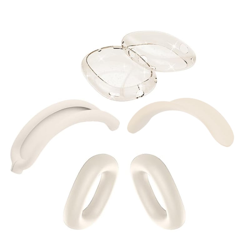 AirPods Max kaitsekott silikoonist ja TPU-st, poolläbipaistev, universaalne, süstvormimine, kohandatav