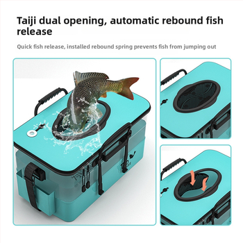 Сгъваема кофа за риба - EVA материал, бруто тегло 1