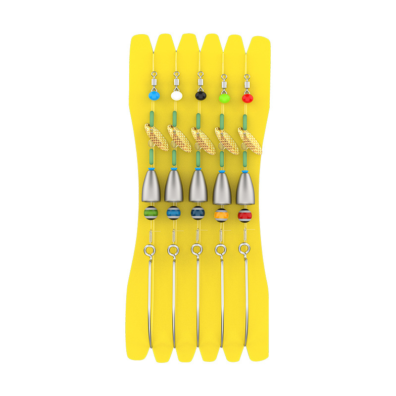 Texas rig komplekts – Gediron, Nr. 1 āķi ar bodēm, 500 gab.