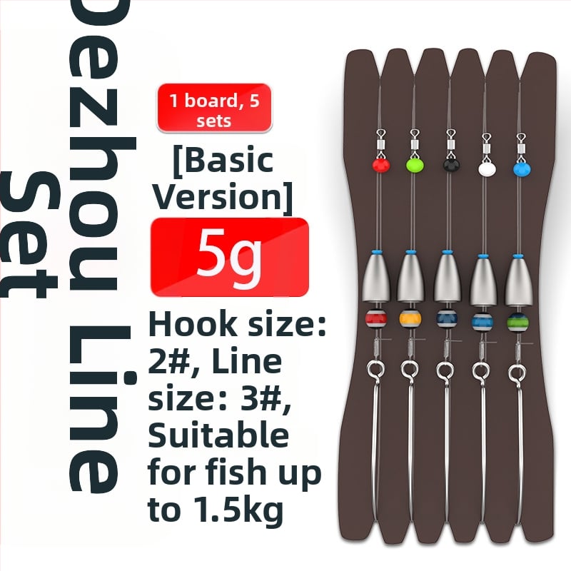 Texas rig komplekts – Gediron, Nr. 1 āķi ar bodēm, 500 gab.
