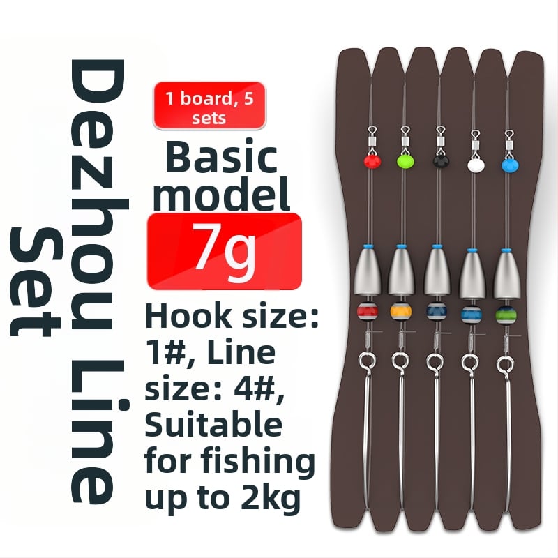 Texas rig komplekts – Gediron, Nr. 1 āķi ar bodēm, 500 gab.