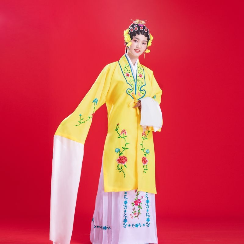 Hua Dan kostīms Pekinas operai – universāls drāmas apģērbs no kokvilnas-elastāna-poliestera