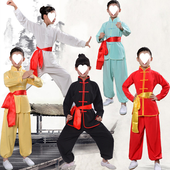 Gyerek Sanda edzőruha hosszú ujjú, uniszex, Lycra anyag, vinilon rost