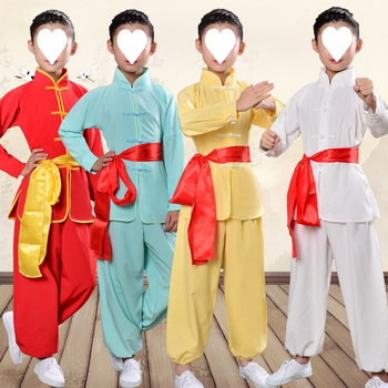 Gyerek Sanda edzőruha hosszú ujjú, uniszex, Lycra anyag, vinilon rost