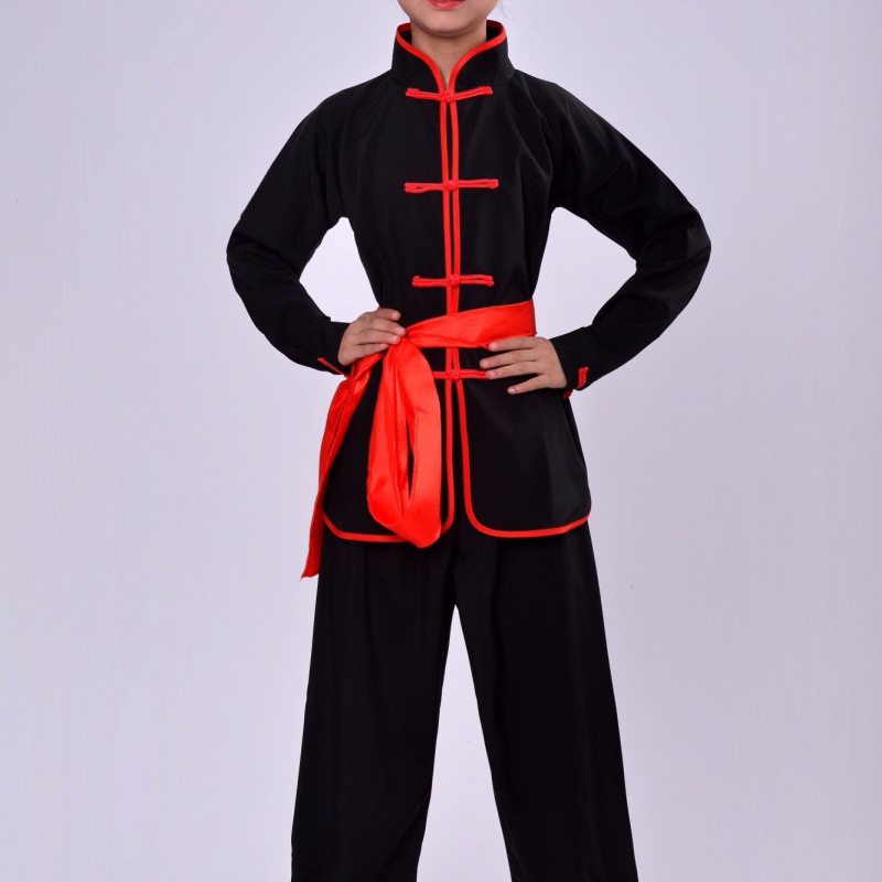 Gyerek Sanda edzőruha hosszú ujjú, uniszex, Lycra anyag, vinilon rost