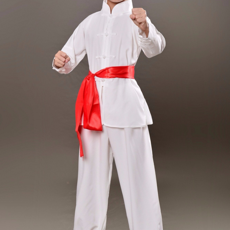 Gyerek Sanda edzőruha hosszú ujjú, uniszex, Lycra anyag, vinilon rost