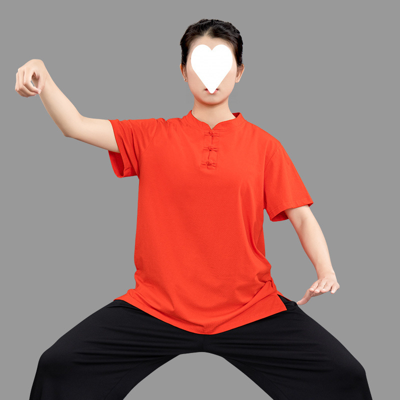 Ženski Tai Chi trening kostim, osmerodna brokatna praksa, pamuk materijal s podstavom 91–95%