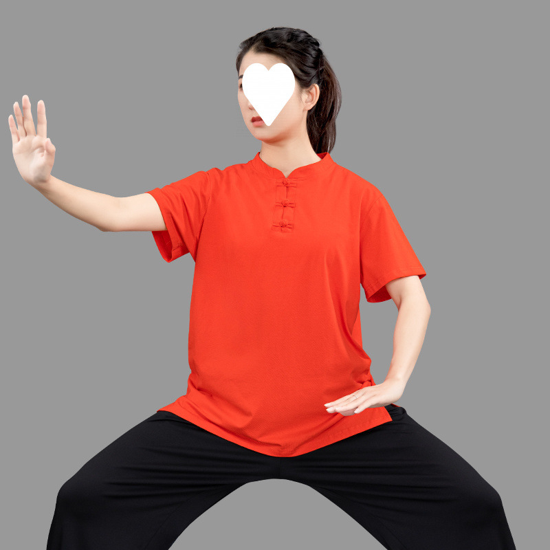 Ženski Tai Chi trening kostim, osmerodna brokatna praksa, pamuk materijal s podstavom 91–95%
