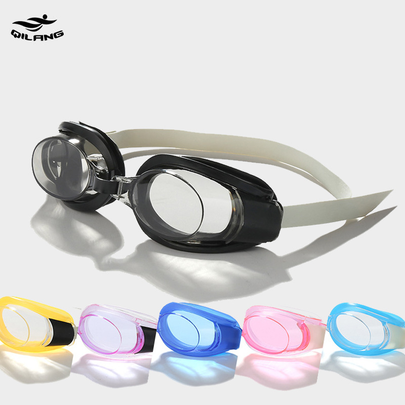 Anti-fog plivačke naočale s PC lećama, HD jasnoća, vodootporne, za odrasle, unisex; uključuje besplatni nosa klips i ušne čepice