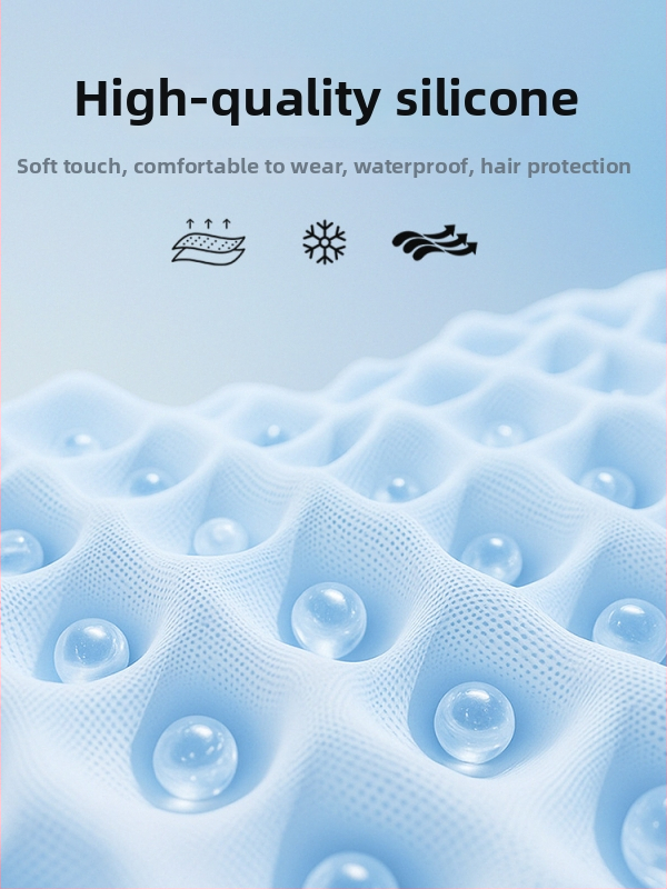 Dječja silikonska plivačka kapa, unisex, vodootporna, zaštita za uši