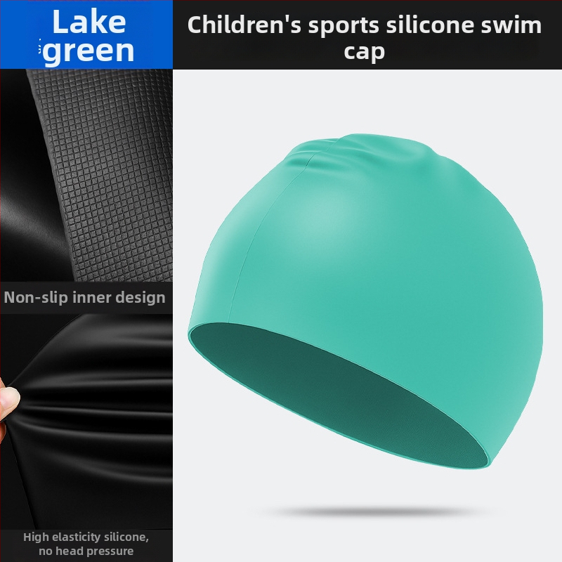 Dječja silikonska plivačka kapa, unisex, vodootporna, zaštita za uši