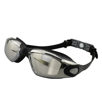 Mu Chuang Ochelari de înot anti-fog cu lentile PC pentru adulți