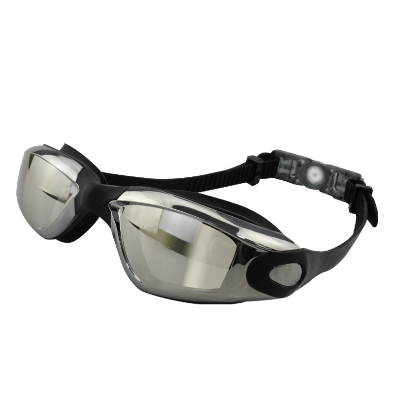 Mu Chuang Ochelari de înot anti-fog cu lentile PC pentru adulți