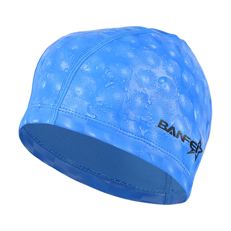 Banfi plivački šešir s PU premazom, uzorak Flash, za odrasle, unisex