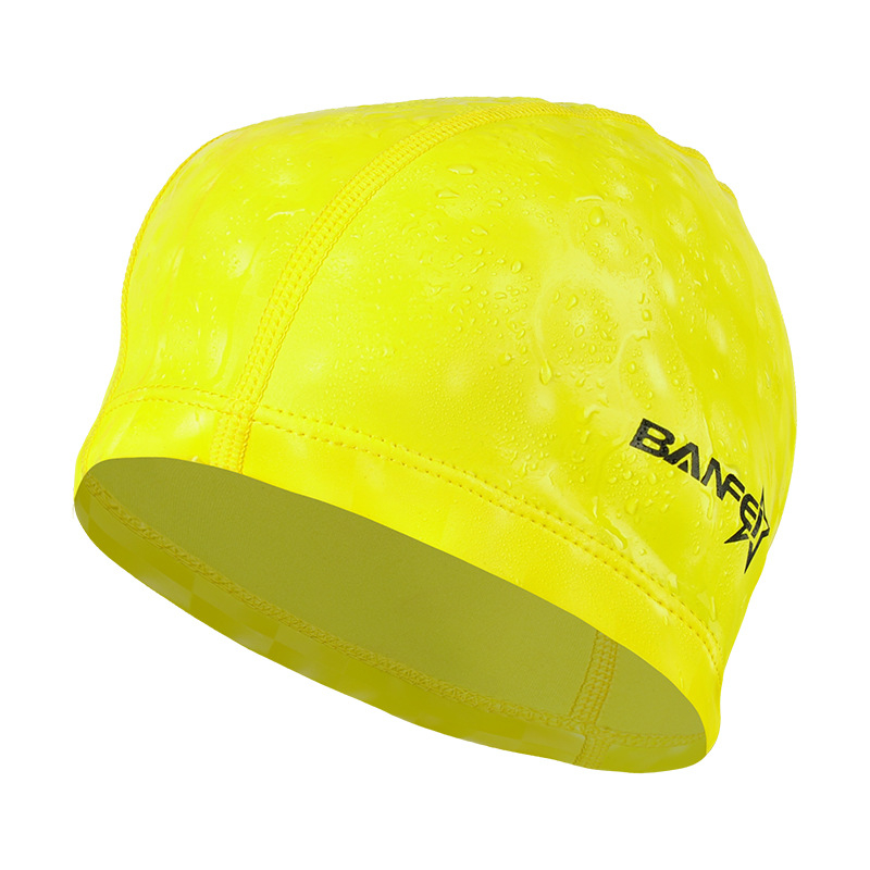 Banfi plivački šešir s PU premazom, uzorak Flash, za odrasle, unisex