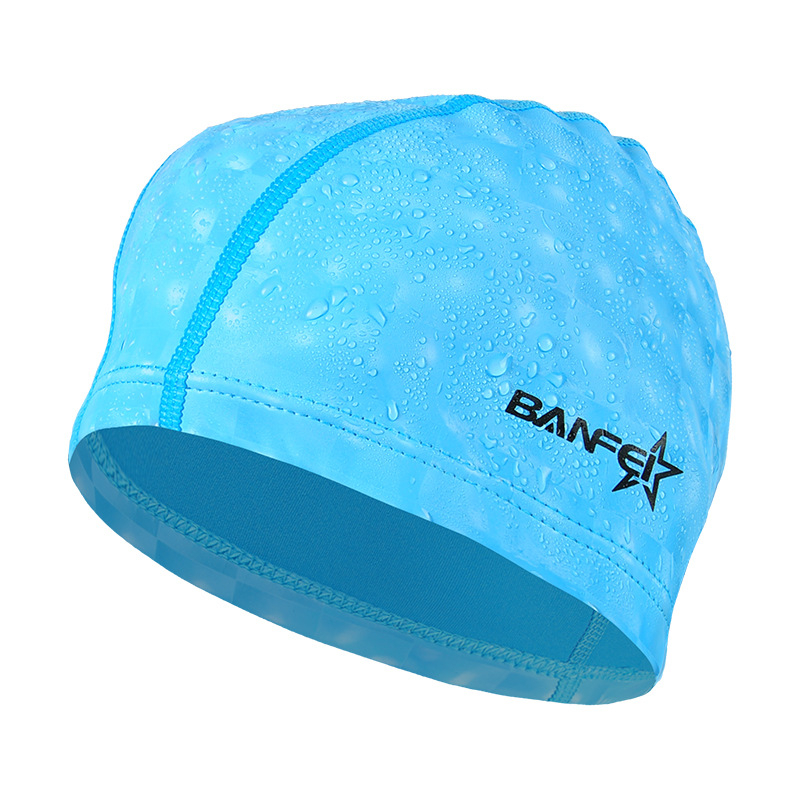 Banfi plivački šešir s PU premazom, uzorak Flash, za odrasle, unisex