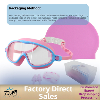 Power Tour Djeca Anti-Fog Plivačke naočale Set s polikarbonatnim lećicama, vodootporne