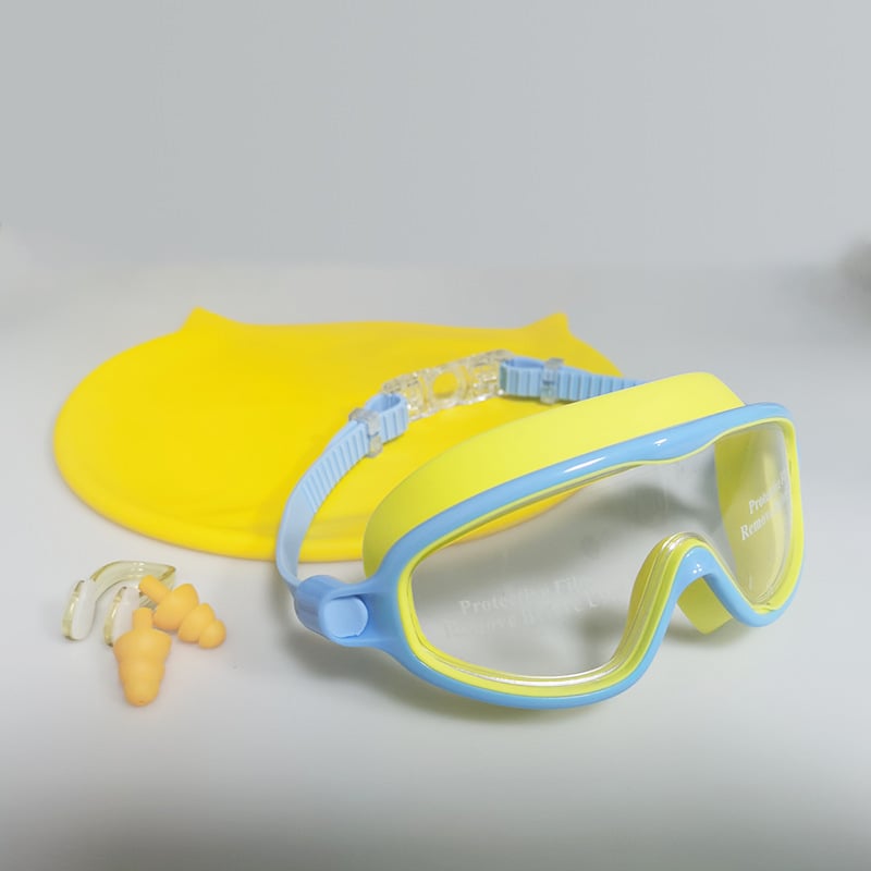 Power Tour Djeca Anti-Fog Plivačke naočale Set s polikarbonatnim lećicama, vodootporne