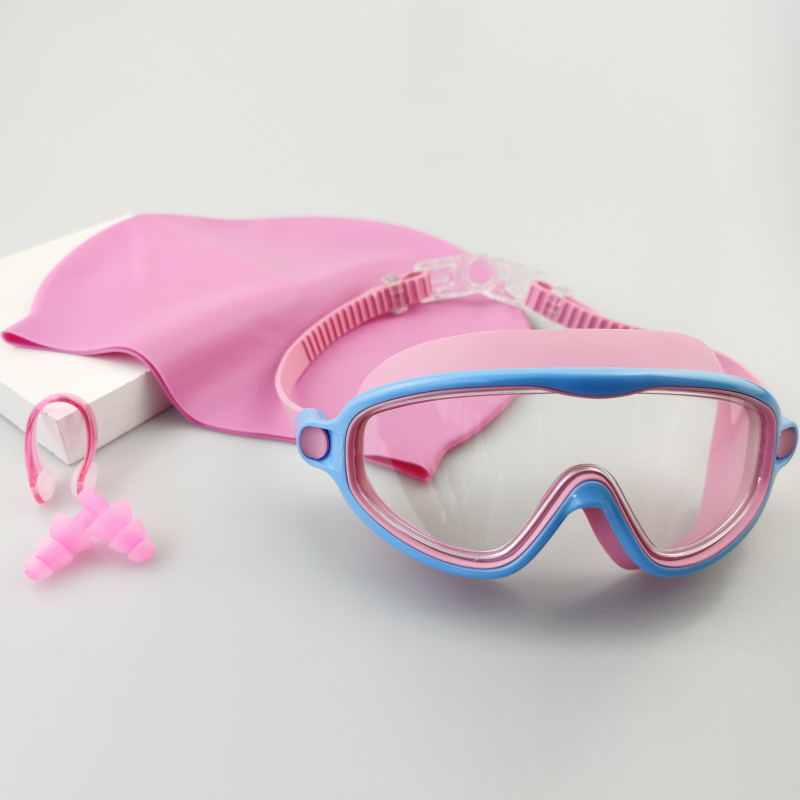 Power Tour Djeca Anti-Fog Plivačke naočale Set s polikarbonatnim lećicama, vodootporne