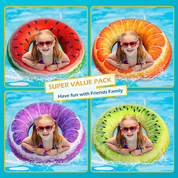 Dječji napuhani prsten za plivanje s otiskom, ekološki prihvatljiv PVC, debljina PVC 20