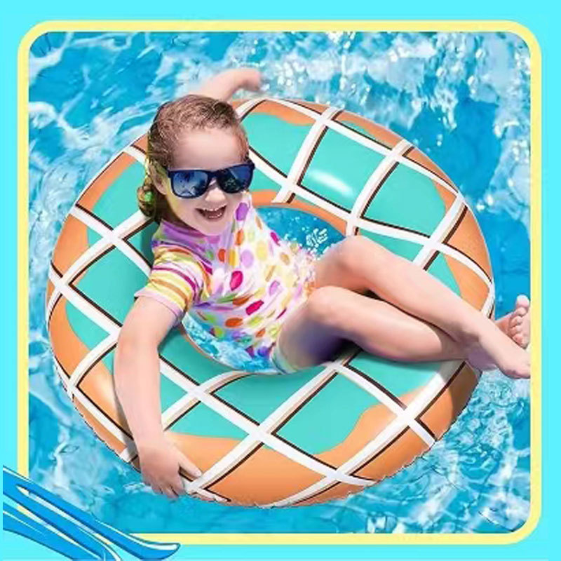 Dječji napuhani prsten za plivanje s otiskom, ekološki prihvatljiv PVC, debljina PVC 20