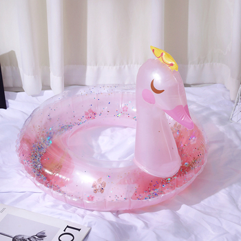 Dječji plivački prsten debelog dizajna, protiv prevrtanja, crtani uzorak, ekološki PVC