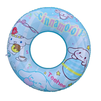 Dječji plivački prsten debelog dizajna, protiv prevrtanja, crtani uzorak, ekološki PVC