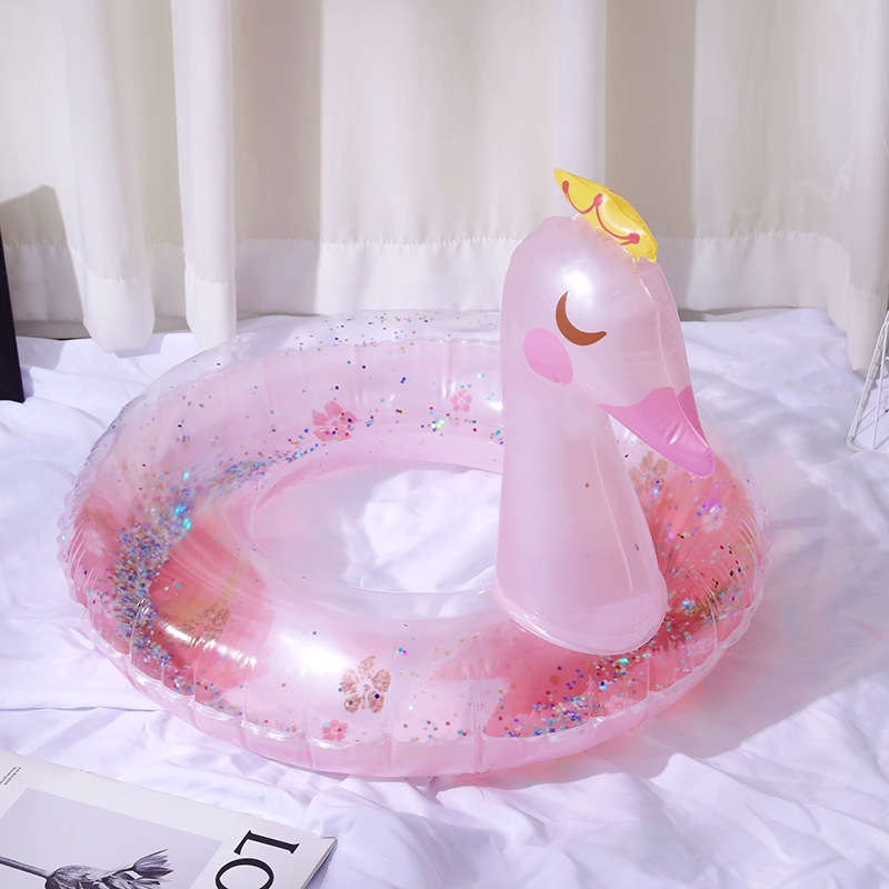 Dječji plivački prsten debelog dizajna, protiv prevrtanja, crtani uzorak, ekološki PVC